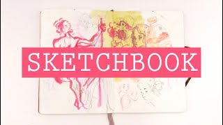 RISD PORTFOLIO ✧ 2016 SKETCHBOOK TOUR [upl. by Brower]