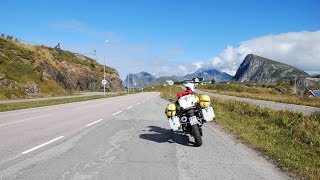 Motorcycle Tour to Norway Cologne  North Cape  Part 5 Lofoten Islands [upl. by Latonia]