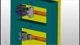 Eplan Pro Panel WiringRouting in 3D layout space  Placing devices on to the back plate [upl. by Anilef]