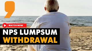 How to withdraw NPS lumpsum  New NPS withdrawal rules  Business News Update  News9 [upl. by Noruq]