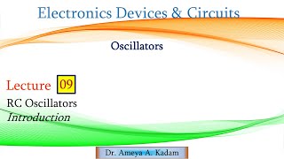 Oscillator 09 RC Oscillators Introduction [upl. by Acemat696]