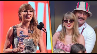 Taylor Swift MAKES HISTORY at VMAs Thanks Travis Kelce During Speech [upl. by Cyd]