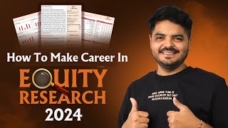 Equity Research Career Path  2024 [upl. by Amre]