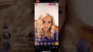 zoe laverne going off on instagram live [upl. by Amiarom]