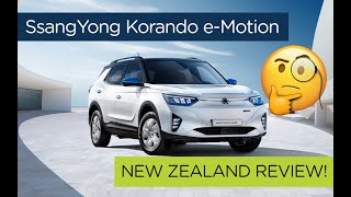 SsangYong Korando eMotion New Zealand drive amp review [upl. by Goltz266]