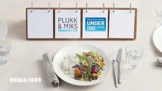 REMA 1000 Plukk amp Miks  Middag på 123 [upl. by Zullo]