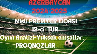 Misli PREMYER LiQASI 12ci tur  PROQNOZLARI  Birlikde qazanaq futboltexminleri [upl. by Fisuoy]