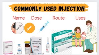 Injection  Bodyache  Injection nausea and vomiting  injection Stomach and gass  Pain killer [upl. by Anisamot]