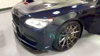 2014 Bmw f02 LCI 750li individual Performance bumper lower spoilerBangampOlufsen soundambient light [upl. by Allehs]