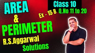 Perimeter amp Area for Class 10  Area amp perimeter of Square amp Rectangle  Quadrilateral [upl. by Kado]