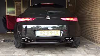 Brera Alfa exhaust sound [upl. by Teraj648]