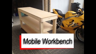 2x4 Mobile Workbench  Free Sketchup Plan [upl. by Box857]