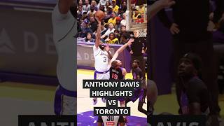 I Witnessed Anthony Davis DOMINATE the Toronto Raptors [upl. by Bogart]