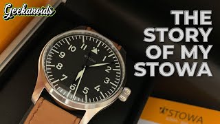 The Story of my Stowa Flieger Classic 40 Watch [upl. by Bennink463]