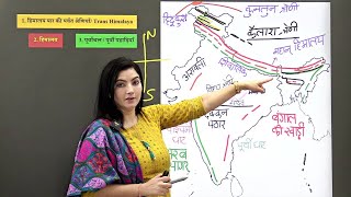 Indian Geography Himalaya भारतीय भूगोल हिमालय by Ankita Dhaka [upl. by Strain603]