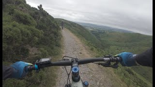 30MPH NEXT TO A 300FT DROP CARDING MILL VALLEY ON OUR EMTBS [upl. by Dickey968]