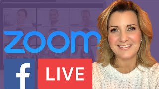 How To Share A Zoom Video Conference On Facebook Live [upl. by Killigrew116]