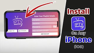 How to Install IPTV Smarters Pro on iPhone [upl. by Ahsinad]