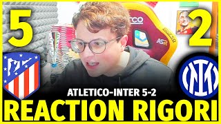 INTER ELIMINATA CHE MRDA REACTION AI RIGORI LAUTARO TIRA IN CURVA ATLETICO AI QUARTI [upl. by Doykos]