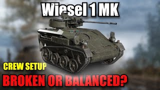 Wiesel 1 MK Tank Review Broken Or Balanced World of Tanks Console [upl. by Arimlede]