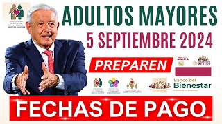 🔔ADULTOS MAYORES PREPAREN SUS TARJETAS FECHA DE PAGO🔔 [upl. by Carole]