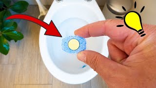 Put a Dishwasher Tablet in your Toilet Bowl 🔥😲 The RESULTS Will SHOCK You [upl. by Morgun]