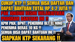 FIX  1 BANTUAN DIPERPANJANG LAGI DI TAHUN 2024  CUKUP KTP BISA DAPAT BANTUAN RP 42 JUTA [upl. by Ahsitram631]