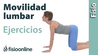 Ejercicio de movilidad y flexibilidad lumbar  Gato y mahometano [upl. by Ynolem]