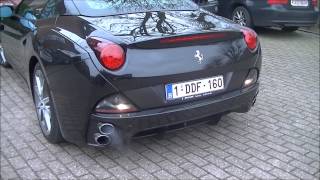 LOUD Ferrari California Startup  Revs  Acceleration [upl. by Brunn]