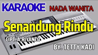 SENANDUNG RINDU  TETTY KADI  KARAOKE  COVER [upl. by Jammie]