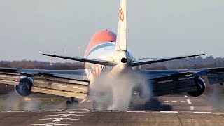 TOP 10 HARD LANDINGS  AIRBUS A380 BOEING 747 ANTONOV AN124  HD [upl. by Litnahc]