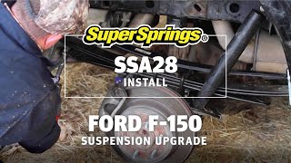 Ford F150 Suspension Upgrade  SuperSprings SSA28 Install [upl. by Veljkov270]