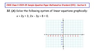 Solve the following system of linear equations graphically  x  2y  3 2x  3y  8  0 [upl. by Luzader904]