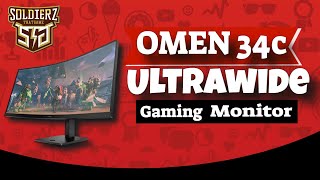 🔴 HP OMEN 34c 165Hz QHD Curved Gaming Monitor  The Best Monitor for Work and Gaming‼️ [upl. by Laurette553]