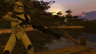 Star Wars Battlefront 2 Classic 2005   Alderaan Lakeside  Republic side [upl. by Galliett]