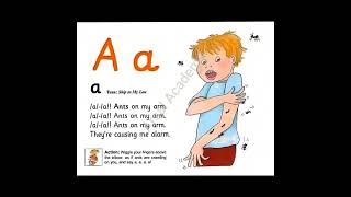 Jolly Phonics song quotAZquot  Phade 2  Jolly Phonics a song  Ants on my arms [upl. by Kalila]