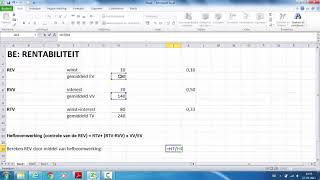 Bedrijfseconomie H3 Rentabiliteit berekenen met hefboomwerking [upl. by Lea]