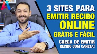 3 Sites pra emitir RECIBO ONLINE GRÁTIS e muito fácil [upl. by Nomla143]