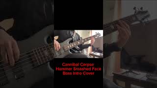 Cannibal Corpse  Hammer Smashed Face 【Bass Intro Cover】 [upl. by Kassity]