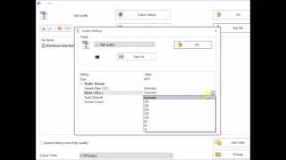 How to Change BitRatekbps of a Audio [upl. by Suirad885]