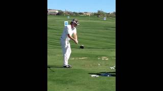 Bernhard Langer on the Practice Range [upl. by Hgielek]