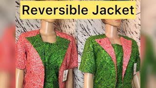 How To Sew A Reversible Jacket  Beginnerfriendly [upl. by Bound703]