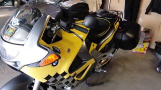 1999 BMW K1200RS Exhaust leak parts 1 amp 2 [upl. by Wilscam138]