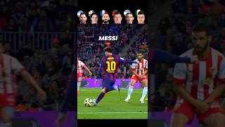 Messi VS Cavani VS Benzema VS TKroos VS Di Maria VS El Shaarawy 💀💫 Curve Shot Challenge [upl. by Anaitat207]