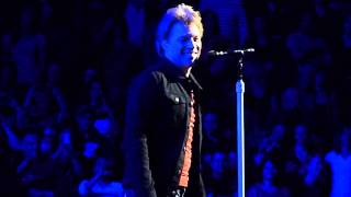 Bon Jovi  Make a Memory and Bed of Roses  Montreal2  2013 [upl. by Rise660]