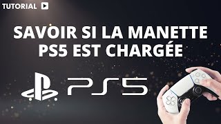 Comment savoir si la manette PS5 est chargée 🔋 [upl. by Ahter]