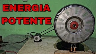 GERADOR DE ENERGIA COM O ROTOR MODIFICADO [upl. by Laflam]