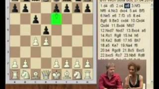 WCC 2010  Anand vs Topalov Partie 3 [upl. by Ayirp771]