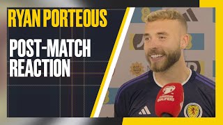 quotMy Tackle Was Better than the Goalquot  Ryan Porteous PostMatch Reaction  Cyprus 03 Scotland [upl. by Kinimod56]