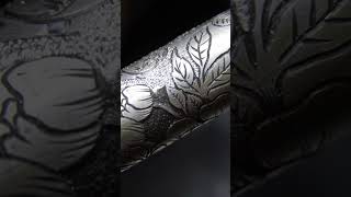 Sterling silver engraving Pen making [upl. by Groeg13]